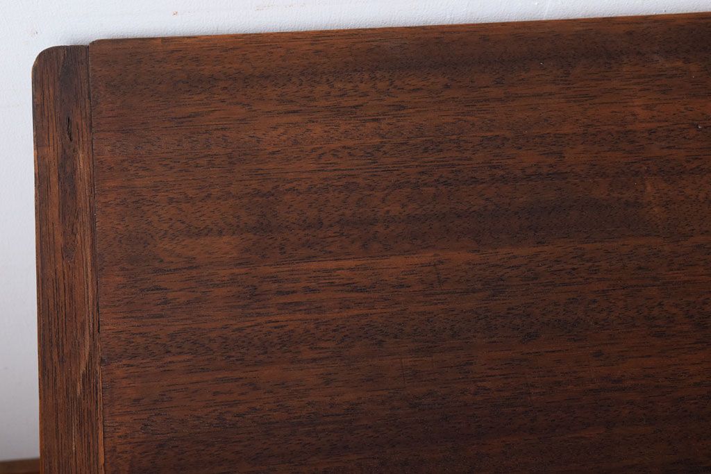アンティーク家具　古材一枚板天板!鉄脚テーブル(作業台、机)(1)