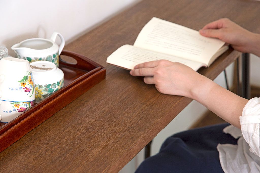 アンティーク家具　古材一枚板天板!鉄脚テーブル(作業台、机)(2)