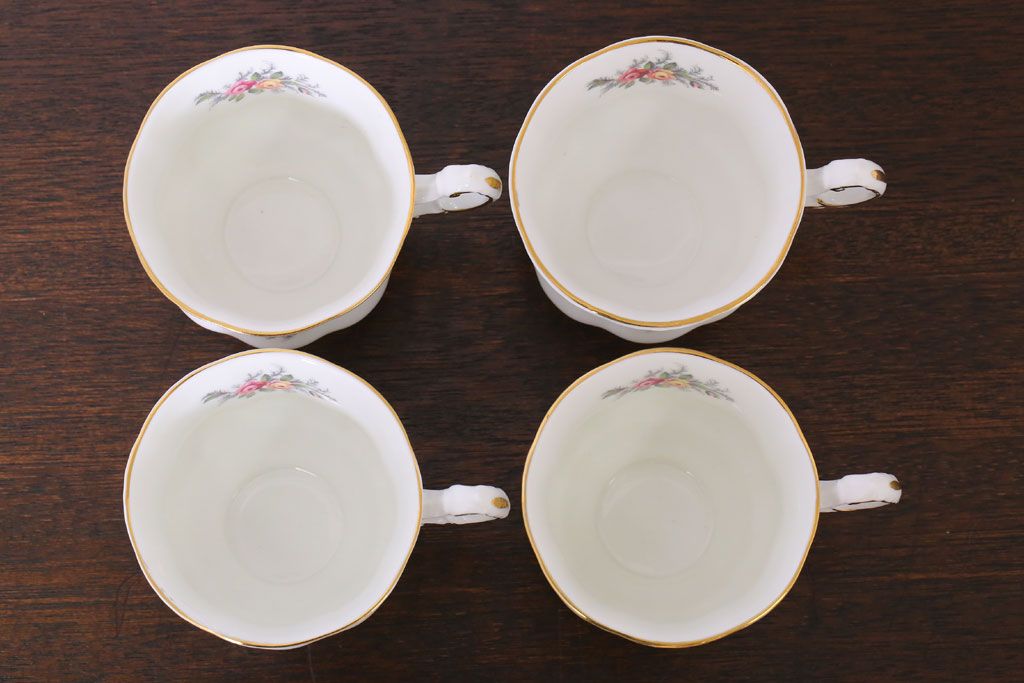 イギリス　PARAGON(パラゴン)　BRIDESMAID(ブライズメイド)　カップ&ソーサー4客セット(洋食器)
