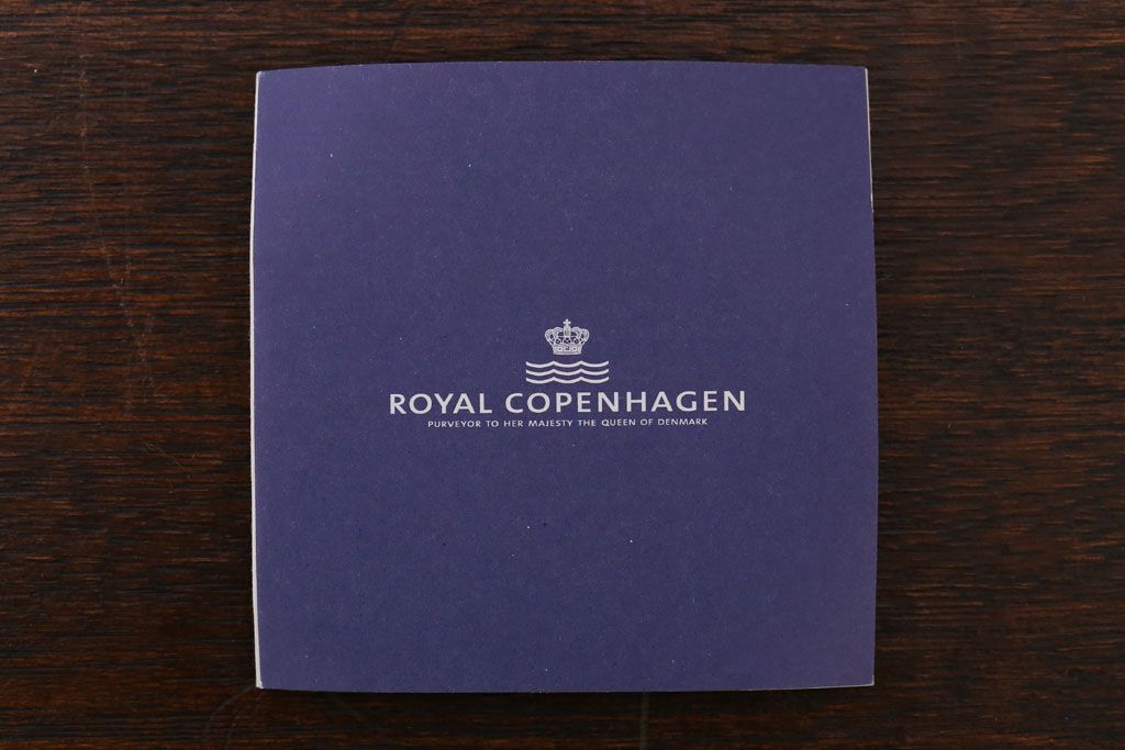 アンティーク雑貨　中古　ロイヤルコペンハーゲン　ブルーパルメッテ　ペアティーセット(湯呑み)