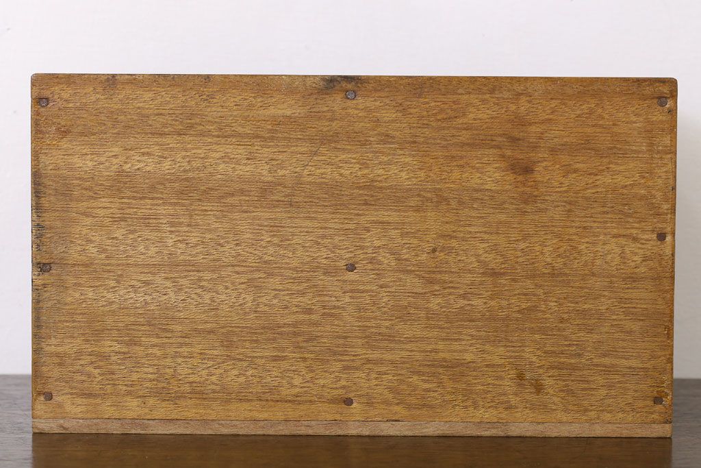 アンティーク雑貨　古い木製の昭和レトロなアンティーク本立て