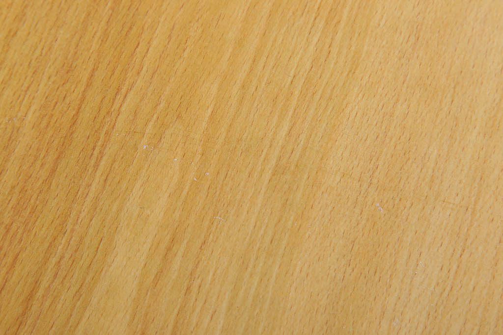 中古　飛騨家具　柏木工　明るい木味のスクエアダイニングテーブル