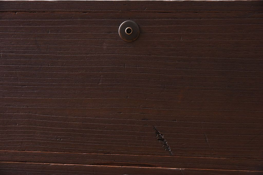 アンティーク家具　鉄脚付き!古い衣装箪笥ローボード