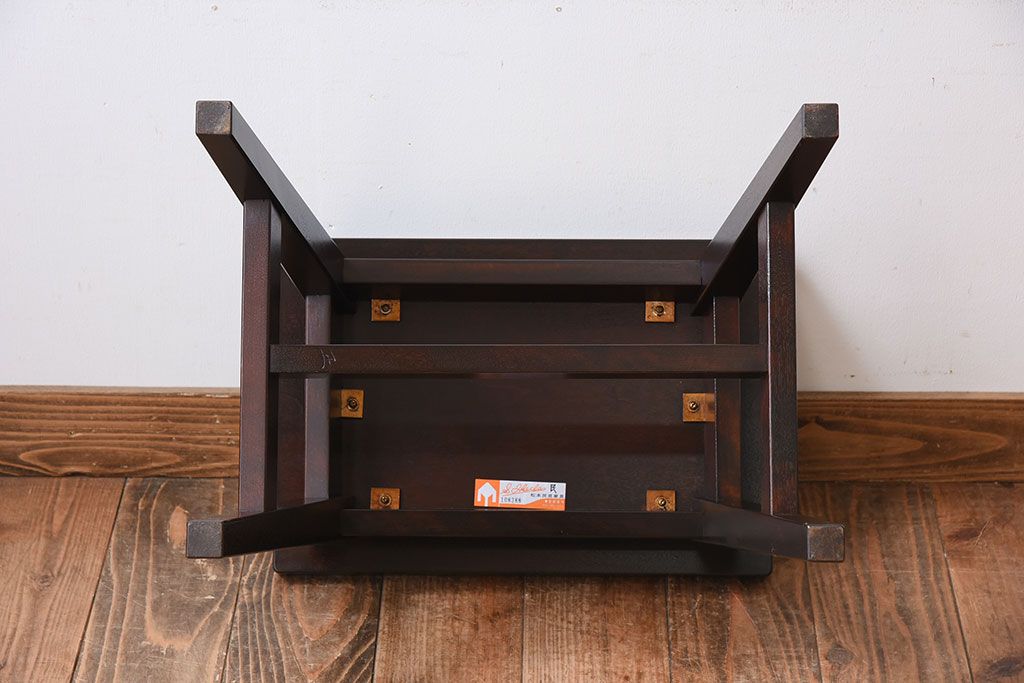 中古美品　松本民芸家具　上品なサイドテーブル(スツール)