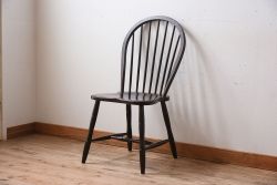 中古美品　松本民芸家具　#72 上品なリーチチェア(ダイニングチェア)(1)