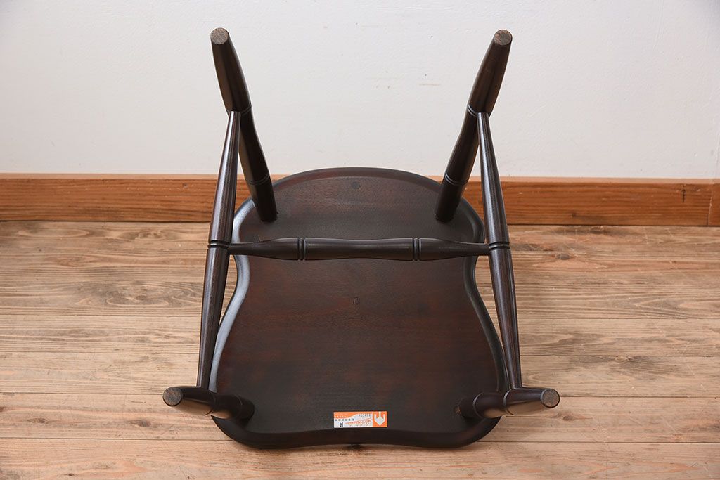 中古美品　松本民芸家具　#72 上品なリーチチェア(ダイニングチェア)(1)