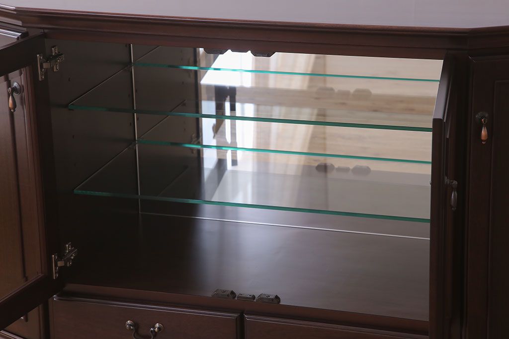 中古　IDC大塚家具　高級サイドボード(テレビボード)