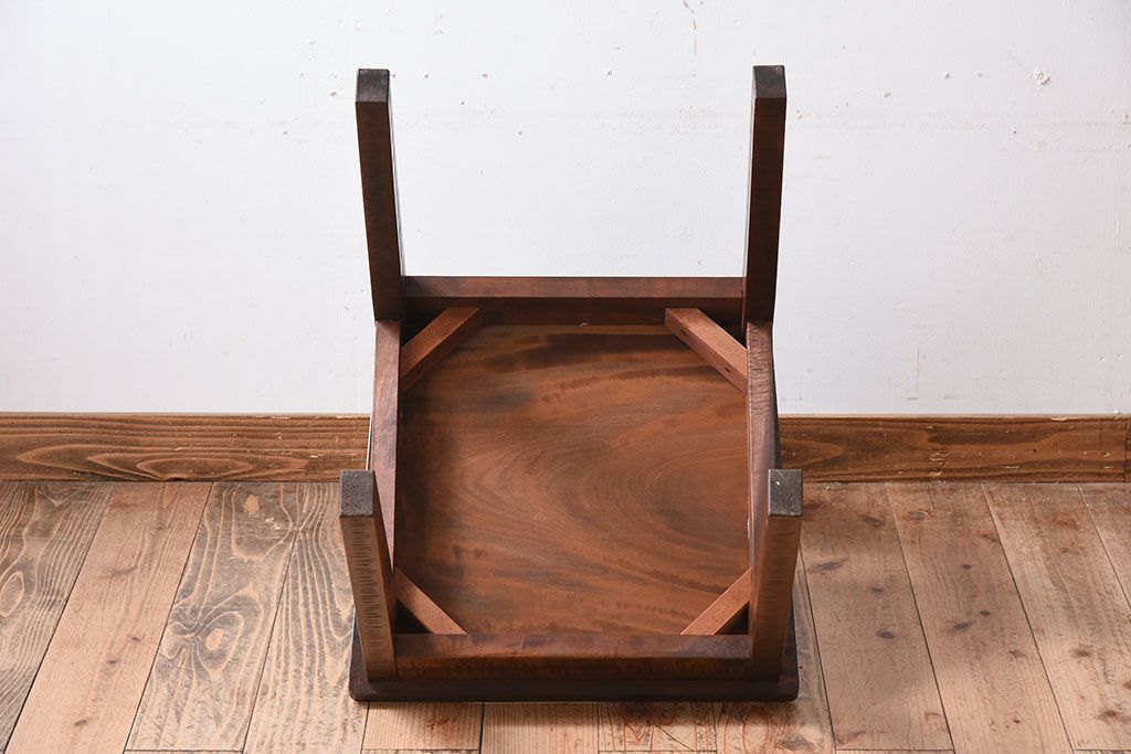 伝統工芸軽井沢彫　中古美品　ダイニングチェア(椅子)(定価約16万円)(2)