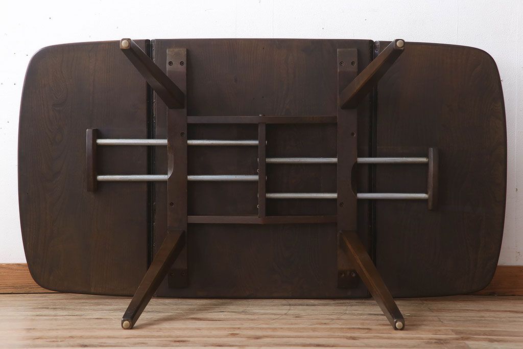ヴィンテージ家具　イギリスERCOL(アーコール)　ビンテージ　バタフライテーブル(ドロップリーフテーブル)