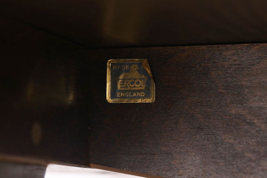 ヴィンテージ家具　イギリスERCOL(アーコール)　ビンテージ　バタフライテーブル(ドロップリーフテーブル)
