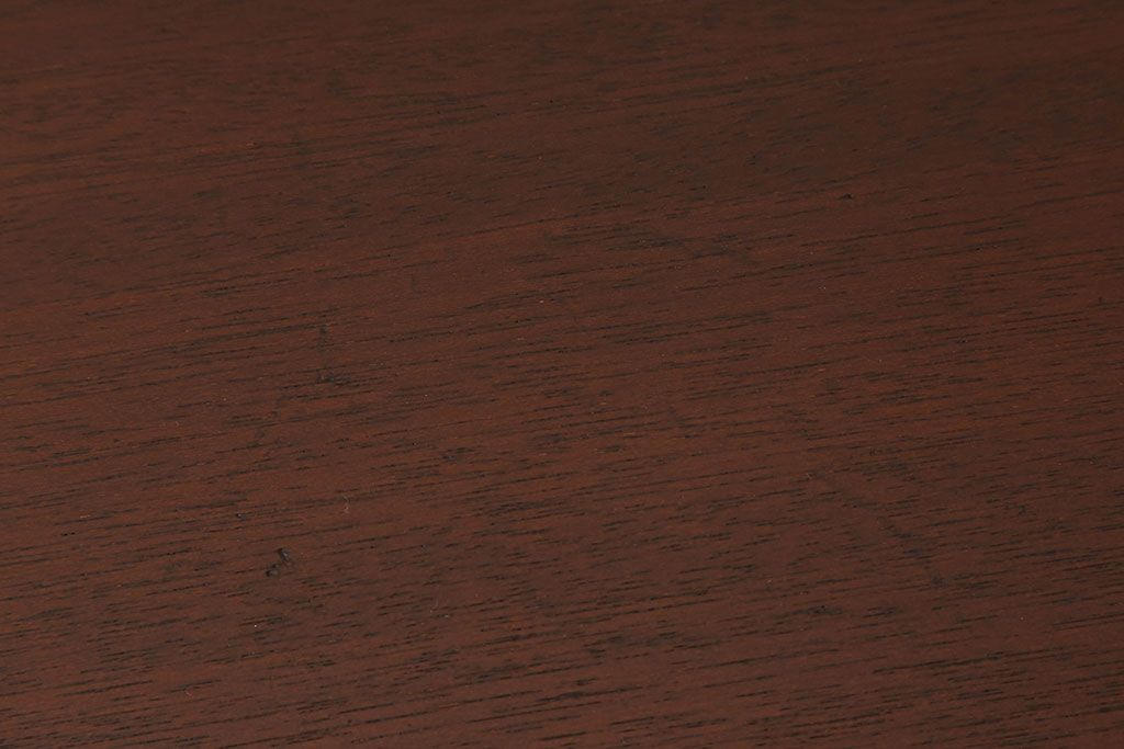 アンティーク家具　古い木製のシンプルなアンティーク薄型片袖机