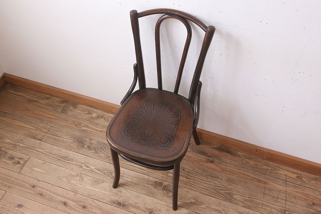 アンティーク家具　アンティーク FISCHEL(フィスケル)　ベントウッドチェア(2)
