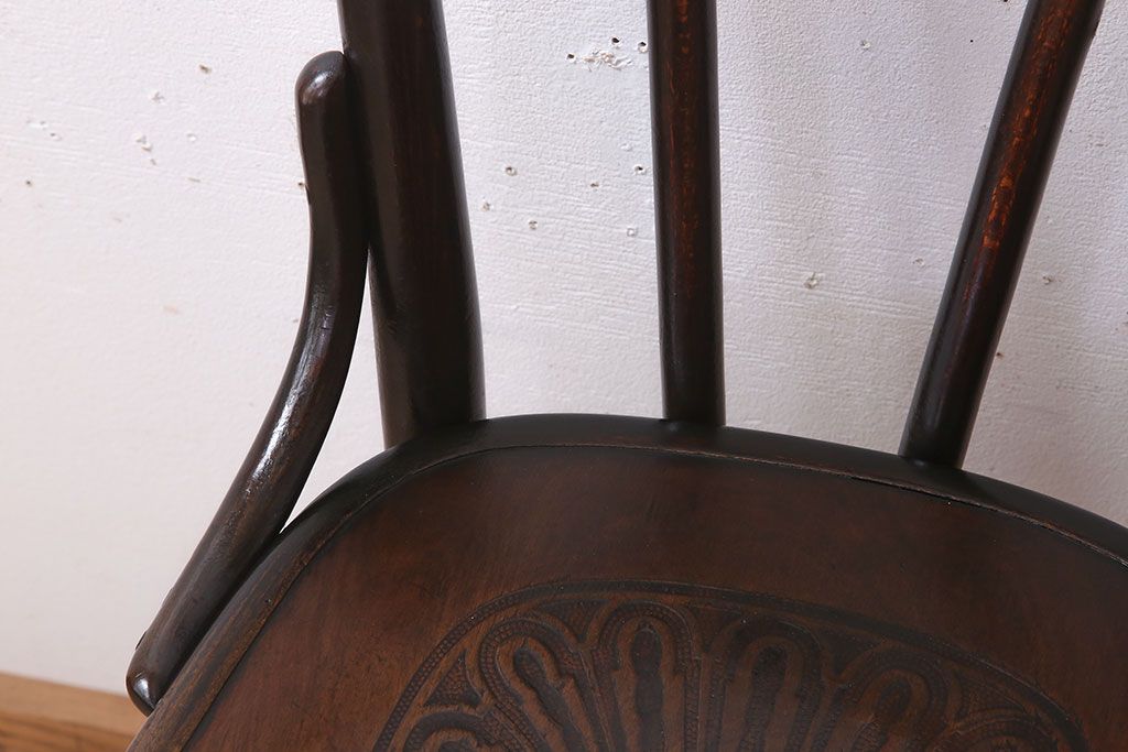 アンティーク家具　アンティーク FISCHEL(フィスケル)　ベントウッドチェア(2)