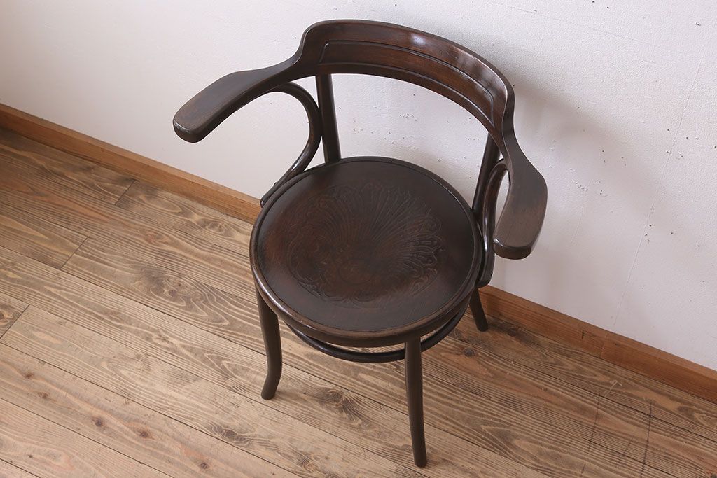 アンティーク家具　アンティーク FISCHEL(フィスケル)　ベントウッドチェア(3)