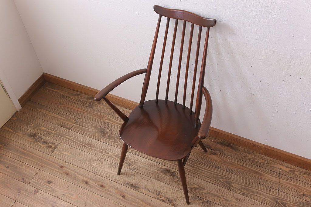ヴィンテージ家具　イギリス　ERCOL(アーコール)　ビンテージ　ゴールドスミス　アームチェア