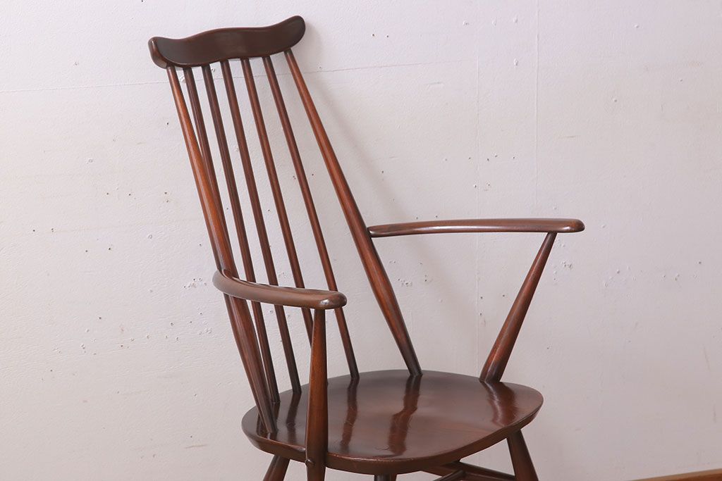 ヴィンテージ家具　イギリス　ERCOL(アーコール)　ビンテージ　ゴールドスミス　アームチェア