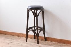 ヴィンテージ家具　イギリスビンテージ　ベントウッドハイスツール(2)