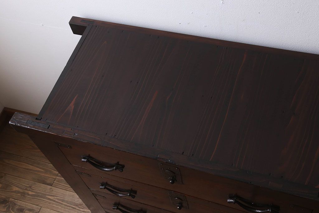 アンティーク家具　明治期　上手物　水屋箪笥サイドボード