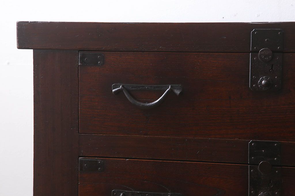 アンティーク家具　明治期　上手物　水屋箪笥サイドボード