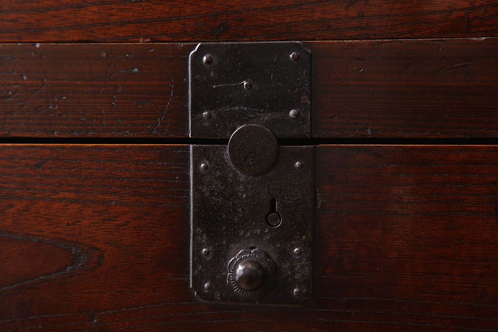 アンティーク家具　明治期　上手物　水屋箪笥サイドボード