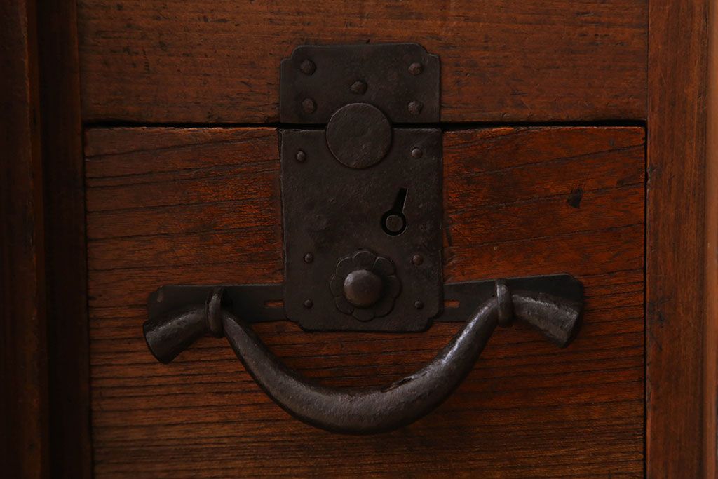 アンティーク家具　明治期　上手物　水屋箪笥サイドボード