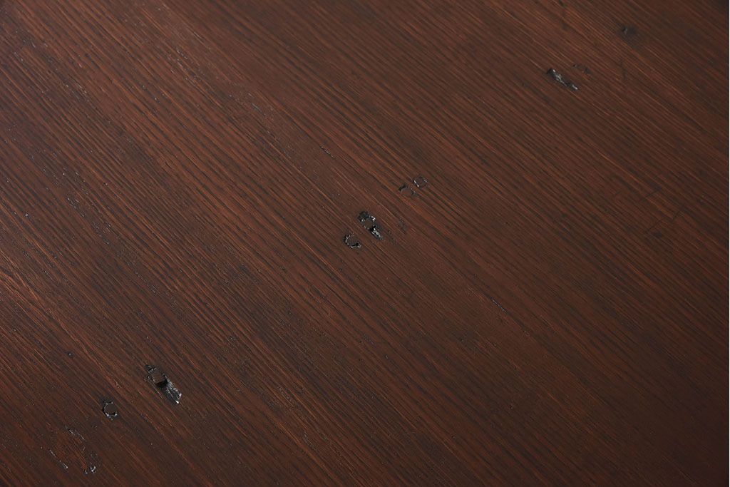 アンティーク家具　栗材!古い木製のラウンドテーブル