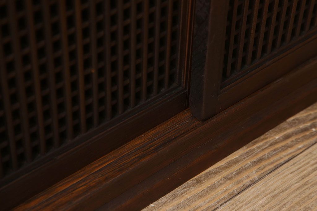 アンティーク家具　高級品　意匠が素晴らしい　アンティーク茶箪笥
