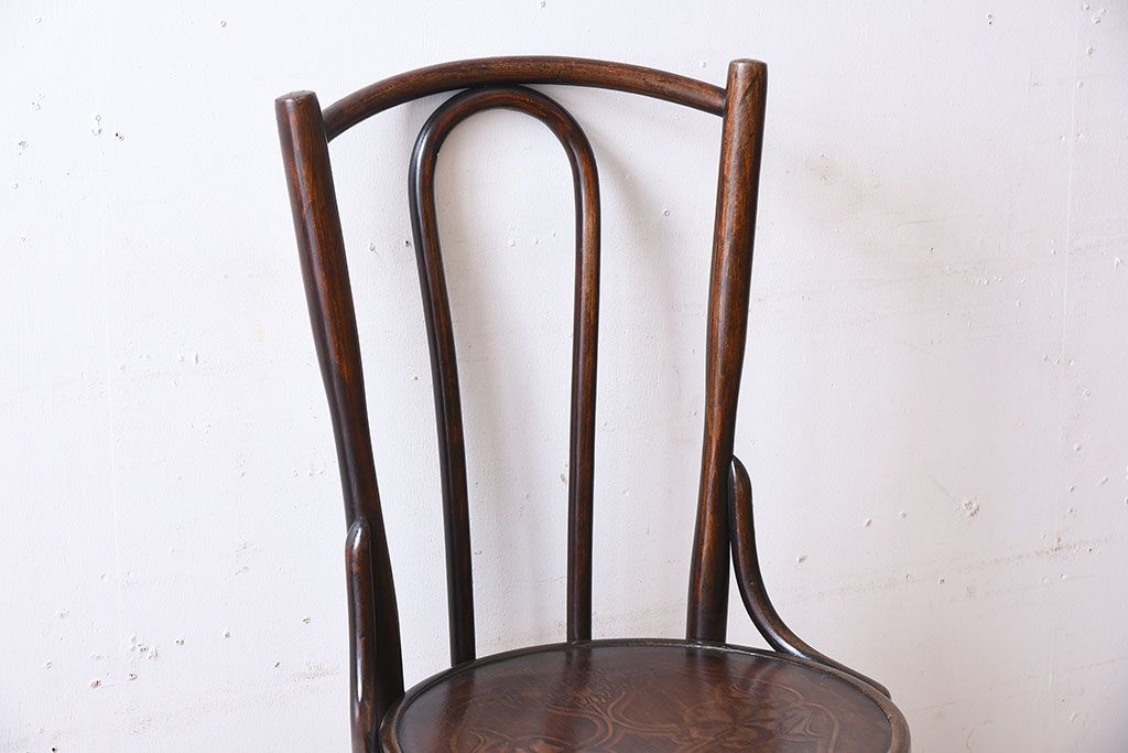アンティーク家具　FISCHEL(フィスケル)　アンティークのベントウッドチェア(1)