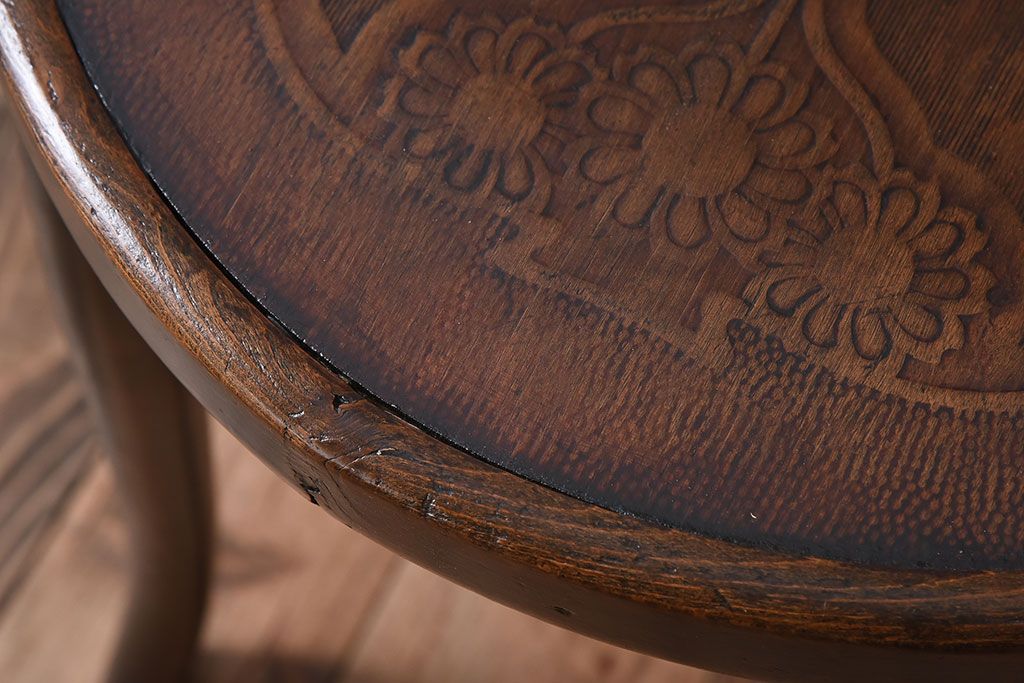 アンティーク家具　FISCHEL(フィスケル)　アンティークのベントウッドチェア(1)