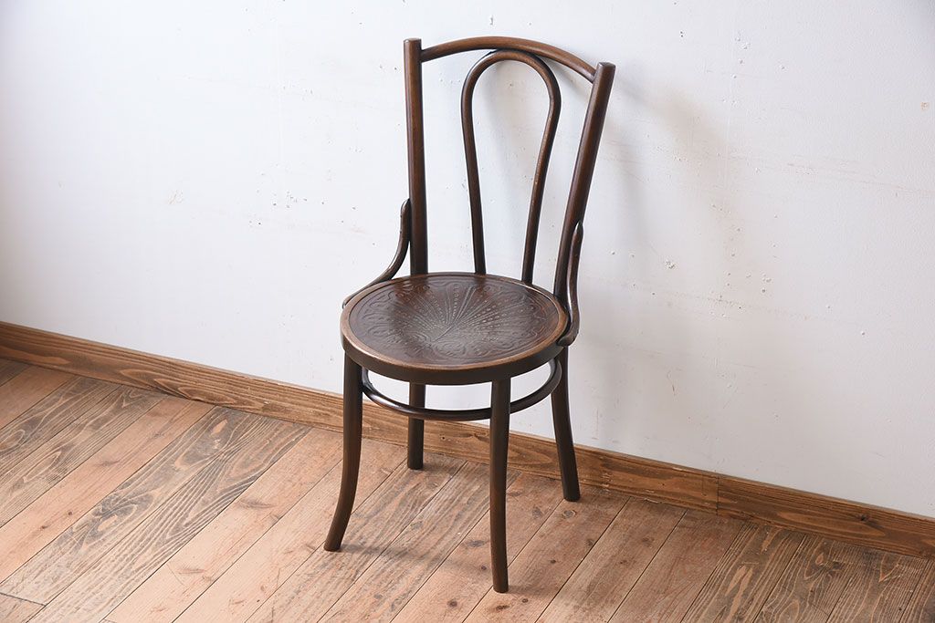 アンティーク家具　FISCHEL(フィスケル)　アンティークのベントウッドチェア(2)