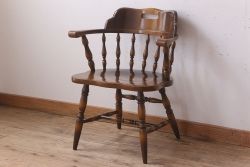 中古　飛騨産業　キツツキマーク　穂高　キャプテンチェア(1)