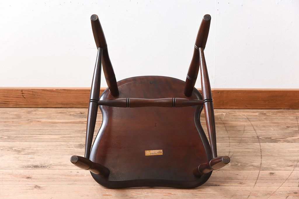 中古　松本民芸家具　#72 上質なリーチチェア(ダイニングチェア)(1)
