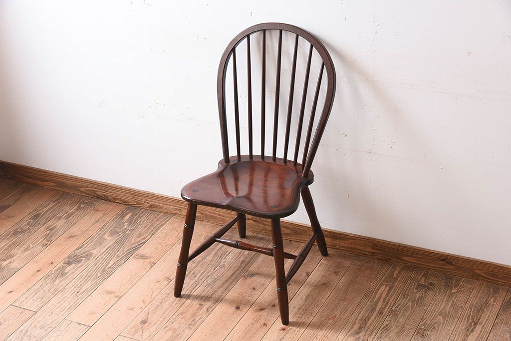 中古　松本民芸家具　#72 リーチチェア(ダイニングチェア)(1)