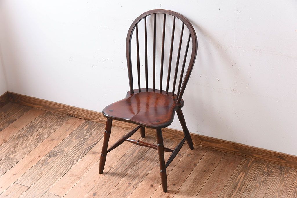中古　松本民芸家具　#72 リーチチェア(ダイニングチェア)(2)