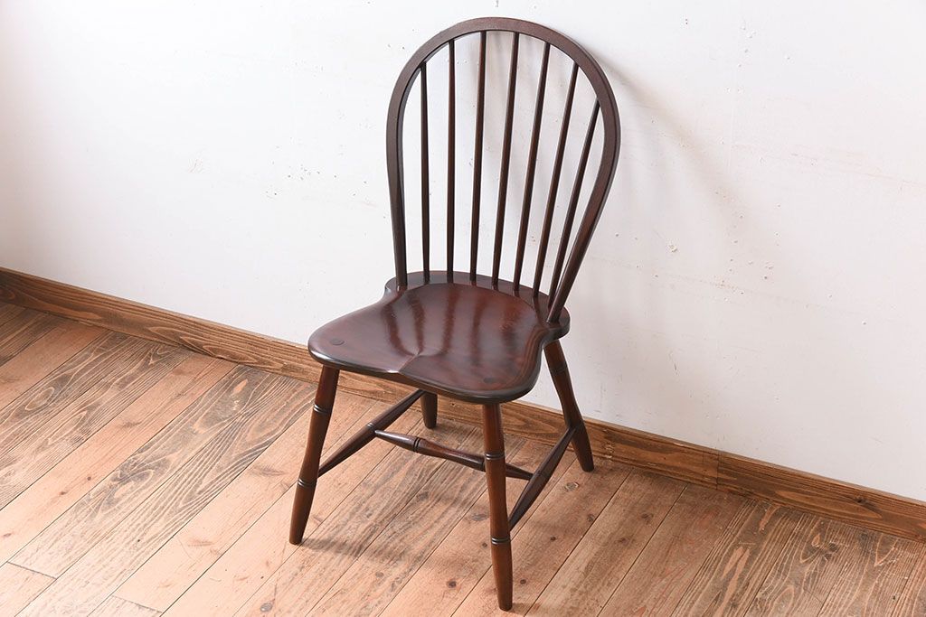 中古　松本民芸家具　#72 リーチチェア(ダイニングチェア)(3)