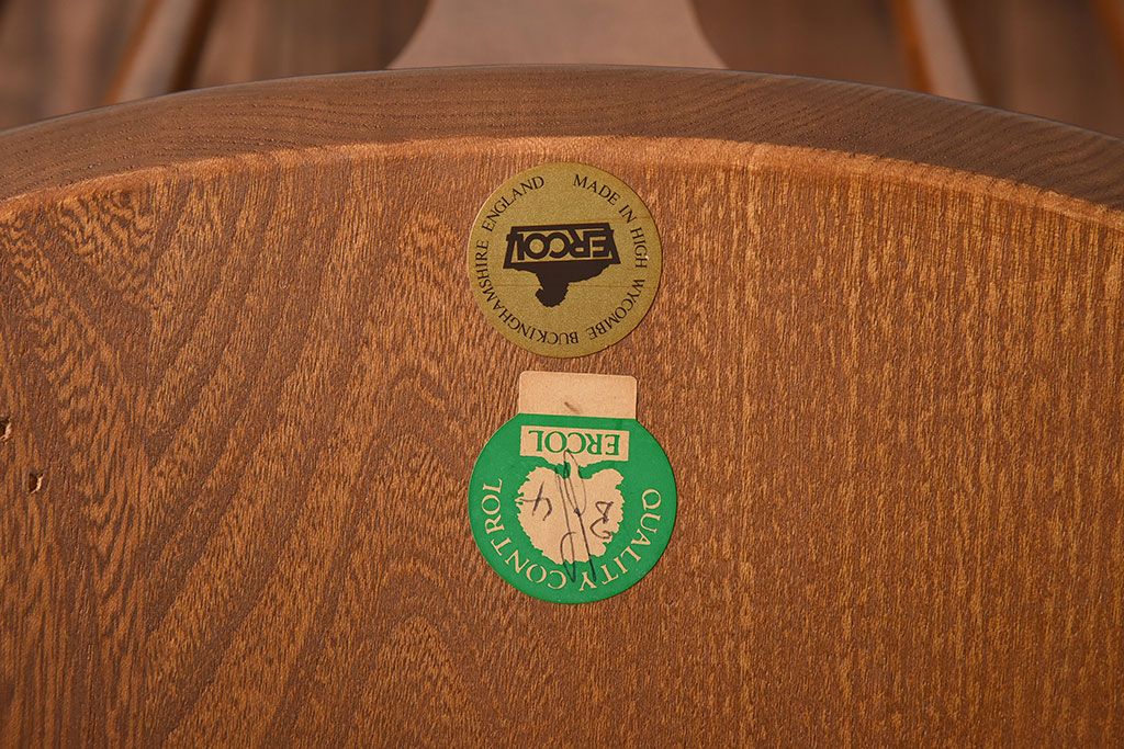 ヴィンテージ家具　イギリス　ERCOL(アーコール)　ビンテージ　スワンアームチェア(クエーカーチェア)(1)