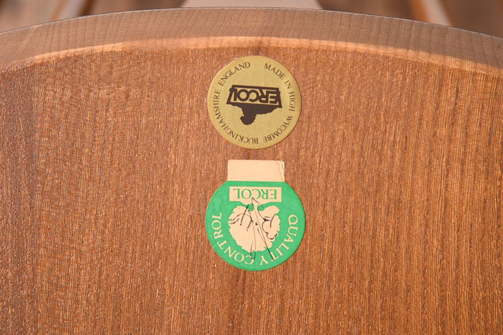 ヴィンテージ家具　イギリス　ERCOL(アーコール)　ビンテージ　スワンアームチェア(クエーカーチェア)(2)