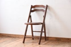 アンティーク家具　アンティーク　折りたたみ椅子(フォールディングチェア)(1)
