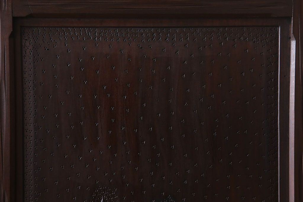 伝統工芸軽井沢彫　中古　ワードローブ(洋タンス)