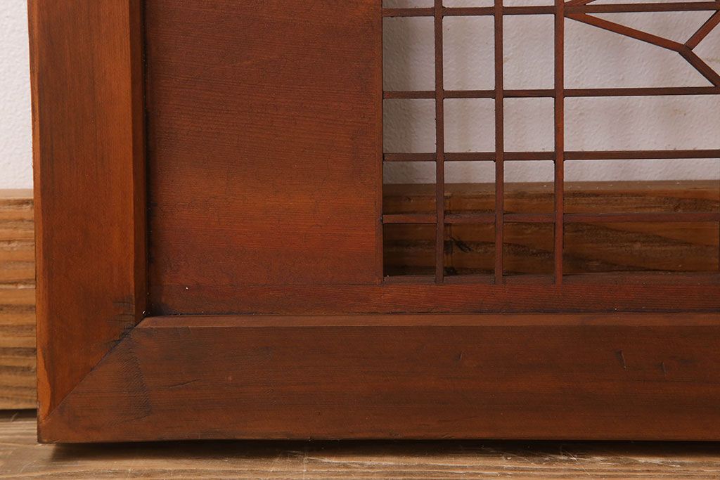 古民具・骨董　彫刻　組子　アンティークの欄間(2)