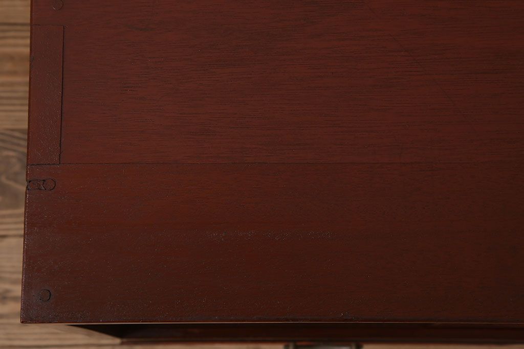 アンティーク家具　和製アンティーク　前面欅材の時代箪笥ローボード