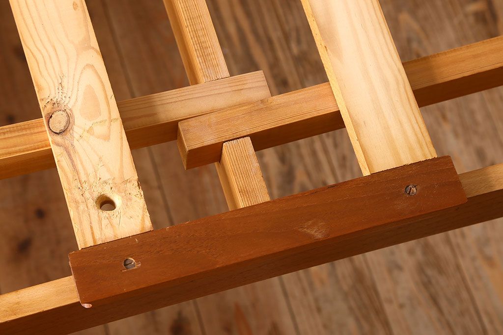 【T様ご成約分】北欧家具　シンプルなビンテージダイニングテーブル(エクステンションテーブル)(3)