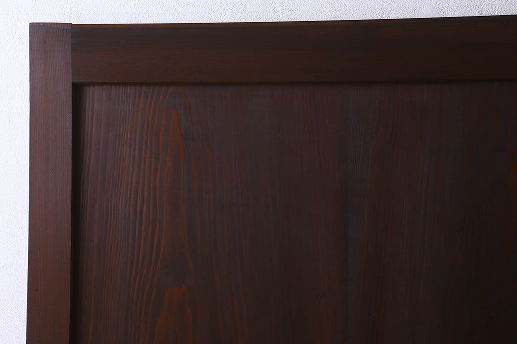 美品　和製アンティークの板戸2枚セット(1)
