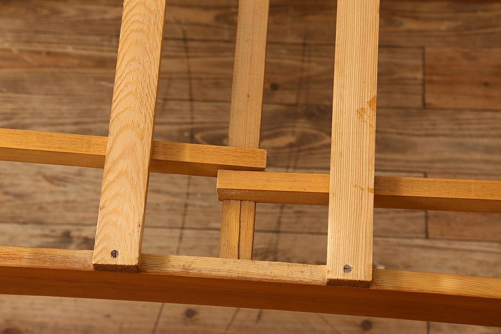 北欧家具　ビンテージ　シンプルなダイニングテーブル(エクステンションテーブル)