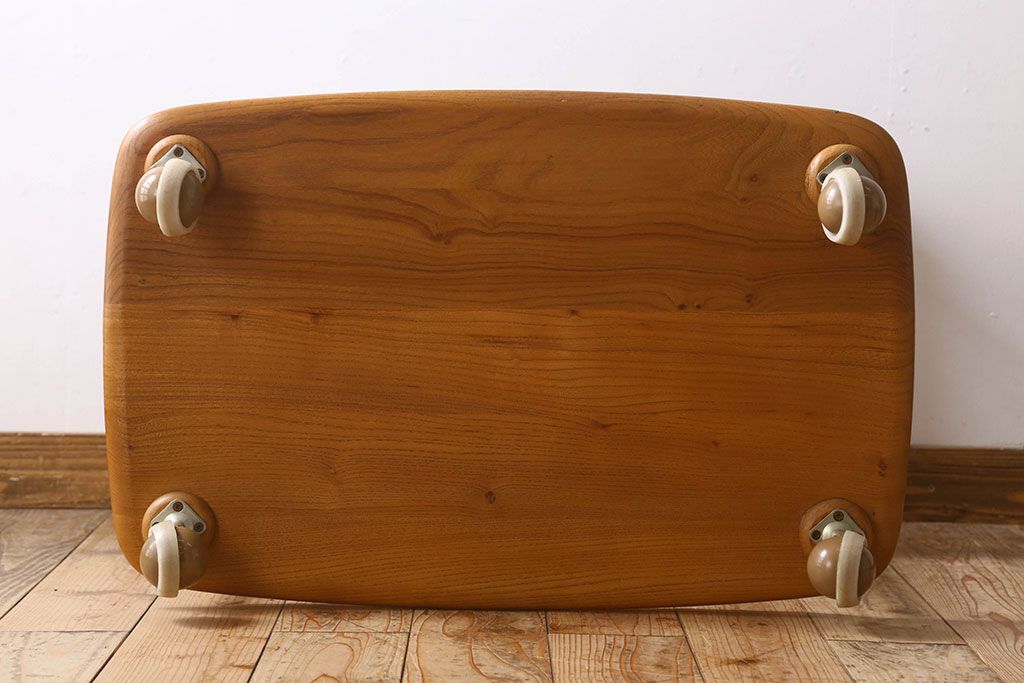 ヴィンテージ家具　ERCOL(アーコール)　イギリスビンテージ　トロリーキャスターワゴン