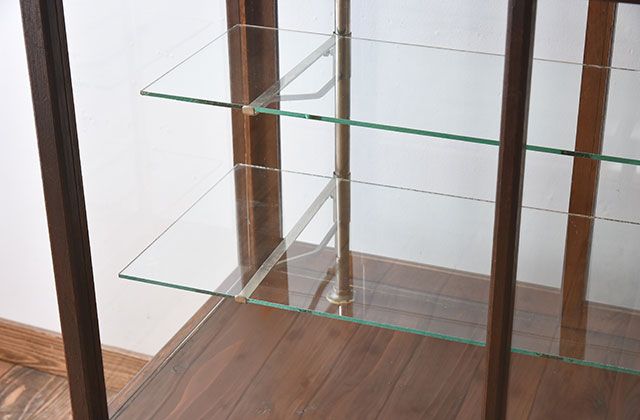 レトロ家具　昭和レトロなアンティークガラスケース(ショーケース)