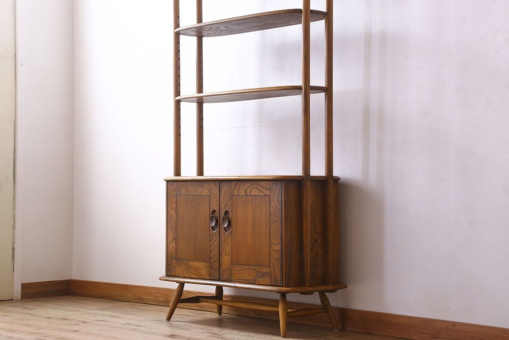ヴィンテージ家具　イギリスビンテージ　ERCOL(アーコール)　ルームディバイダー(飾り棚)