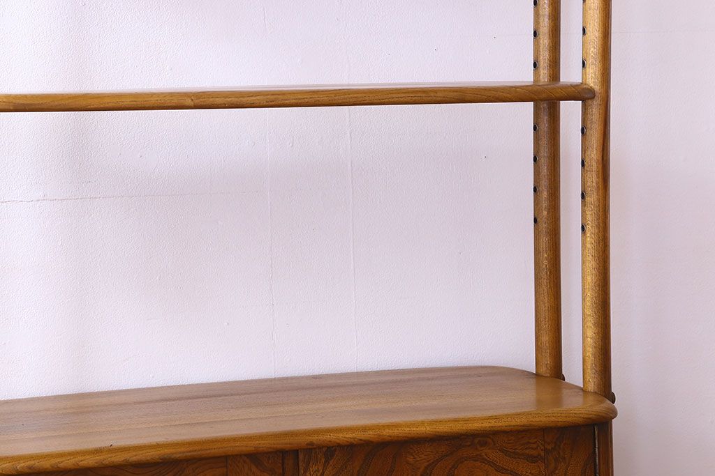 ヴィンテージ家具　イギリスビンテージ　ERCOL(アーコール)　ルームディバイダー(飾り棚)
