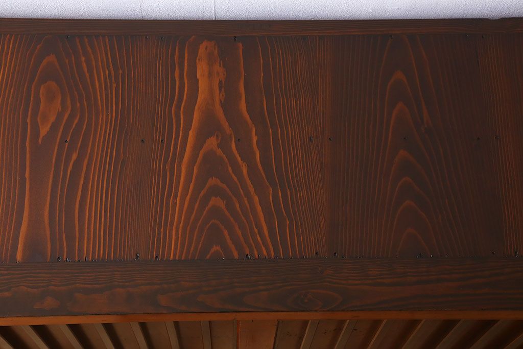 アンティーク家具　六尺　明治大正期　収納箪笥サイドボード(一間箪笥・水屋箪笥)(2)