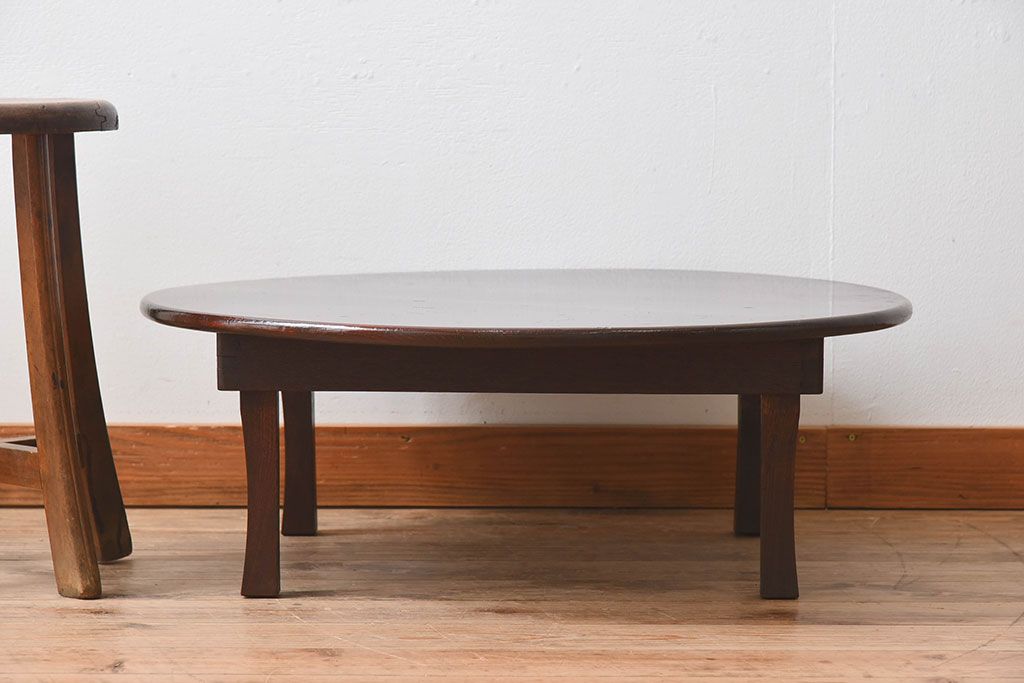 レトロ家具　小振りなサイズ!昭和レトロなアンティークちゃぶ台